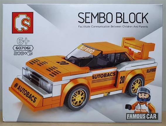 لگو سمبو بلاک «ماشین نیسان KY910» Sembo Block Famous Car Autobacs Nissan KY910 607061